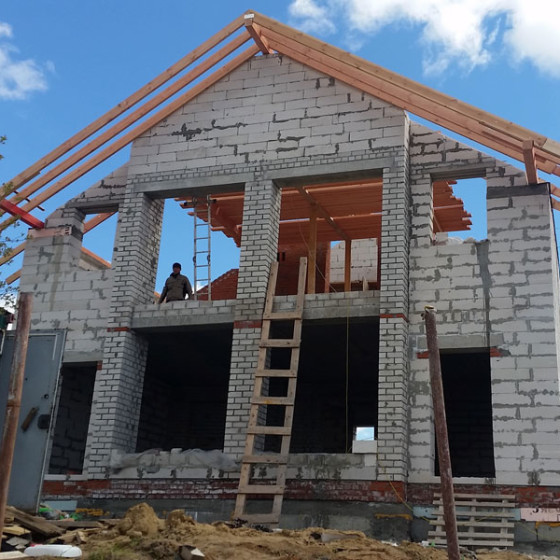 Строй-Профи. Коттедж из газобетона