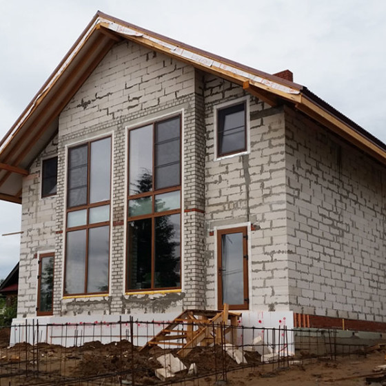 Строй-Профи. Коттедж из газобетона