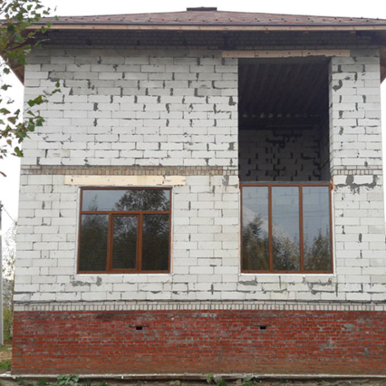 Строй-Профи. Коттедж из газобетона 170 кв. м.